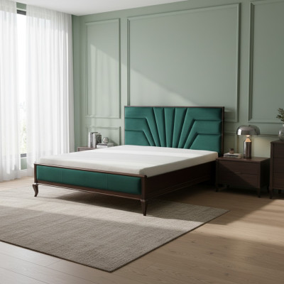 Ontwerp tweepersoonsbed 180 x 200 cm bedden hotel luxe gestoffeerd echtelijke slaapkamer