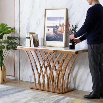 Console tafelconsole console bijzettafel tafel metaal tafels