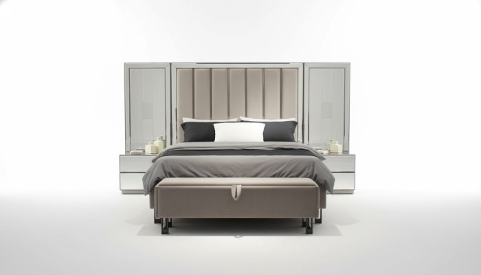 Luxe slaapkamerset Bed + 2x nachtkastjes Compleet kamermeubilair Nieuw
