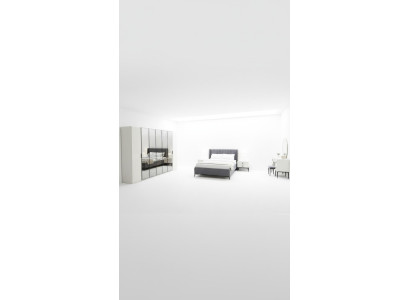Designer slaapkamer set Bed 2x Nachtkastjes Kledingkast Nieuw en Luxueus.
