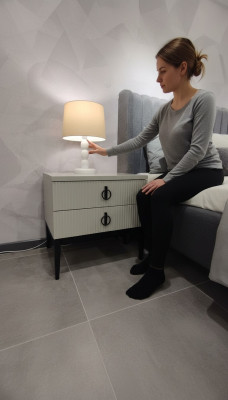 Slaapkamer bijzettafel Luxe 2x nachtkastjes Elegante nachtkastjes 2x