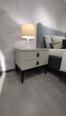 Slaapkamer bijzettafel Luxe 2x nachtkastjes Elegante nachtkastjes 2x