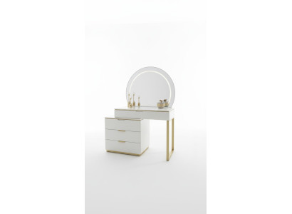 Ontwerp kaptafel met spiegel Luxe slaapkamermeubels 2-delig Nieuw