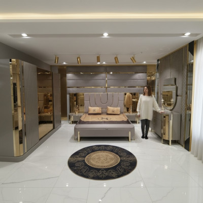 Slaapkamer set Luxe Compleet bed 2x Nachtkastje Kledingkast 4-delig