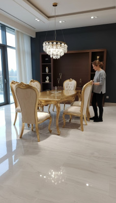 Klassieke eettafel 200x110cm Goud Luxe Houten Tafel Eetkeuken Nieuwe Ontwerp Tafels