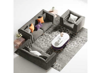 Bankstel 3+2+1 zitsbank Woonlandschap Relax Sitz Design Bankstellen Sofas