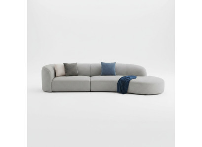 Bank L-vorm Bank Woongebied Relax Zit Ontwerp Bank Lounge Banken Stof Nieuw