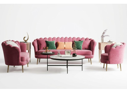 Bankstellen Meubels Relax Zit Ontwerp Bank Lounge Bankstellen Textiel Bank 3-Zits Fluweel Nieuw