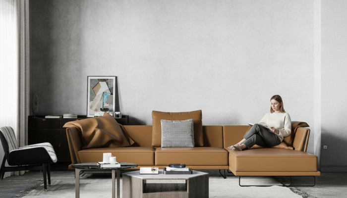 Hoekbank L-vorm Leder Woonlandschap Relax Bank Design Bank Lounge Bankstellen Hoek Nieuw