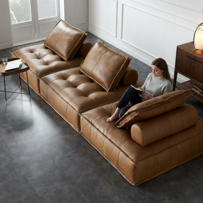 Driezitsbank 3-zits woonlandschap bankstellen Zitontwerp Bank Loungebanken