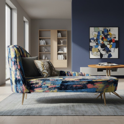 Chaiselounge bekledingstextiel moderne relaxfauteuil luxe meubels woonlandschap