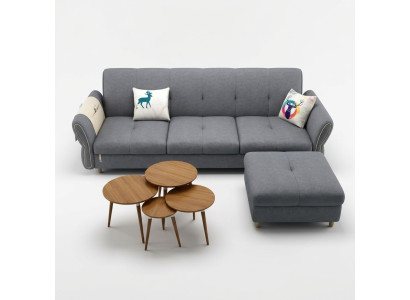 Bankstel 3-zits zitmeubelen Driezits meubelen Luxe gestoffeerde banken Relaxbanken Nieuw