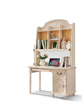 Set bureaukast + bureaustoel bureau met laden PC-tafel 2-delig.