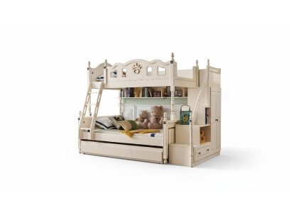 Stapelbed Bed Tweepersoons stapelbed Kinderbedden Houten klassieke meubels Kamer