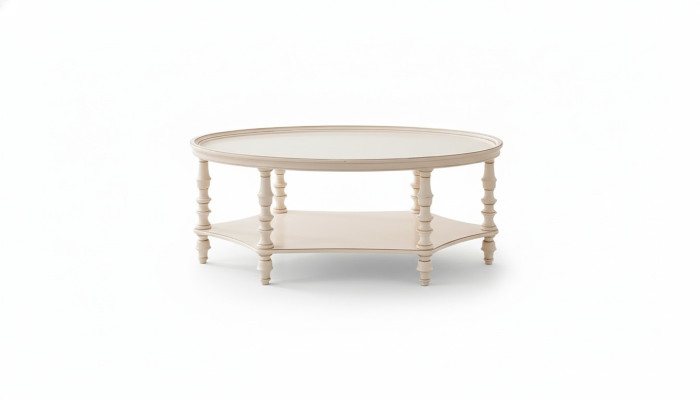 Ovale salontafel woonkamer design luxe bijzettafel houten tafel