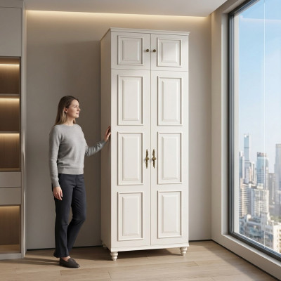 Kast kledingkast barok stijl meubels klassieke slaapkamerkasten hout