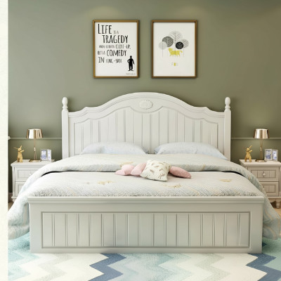 Set Bed Slaapkamer 2x Nachtkastje Tweepersoonsbedden Complete Set Houten Meubels 3-delig.