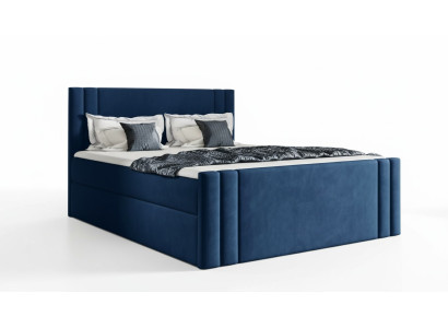 Bed slaapkamer bedden gestoffeerd ontwerp dubbel luxe 180x200 boxspring nieuw