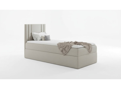 Mini bed eenpersoons slaapkamer bedden gestoffeerd ontwerp kinderbed luxe stof