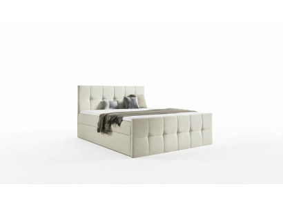 Bedbedlade boxspringbedslaapkamer stoffering ontwerp dubbel modern