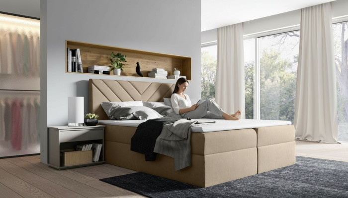 Bed Bedlade Boxspringbed Dubbel Hotel Modern Bedladen Bedden Slaapkamer