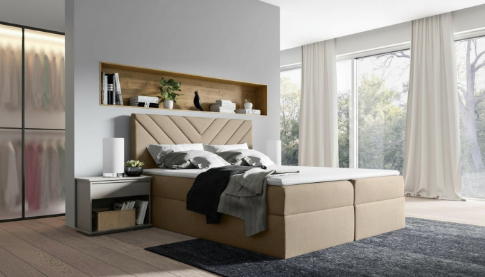 Bed Bedlade Boxspringbed Dubbel Hotel Modern Bedladen Bedden Slaapkamer