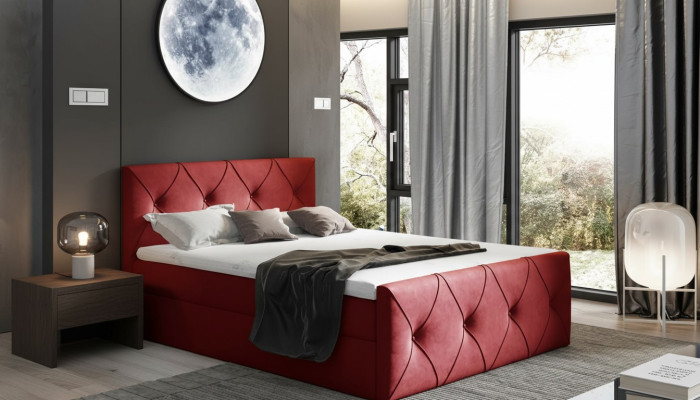 Bedlade Bed Slaapkamer Bedden Boxspring Bed Textiel Design Dubbel Hotel Nieuw