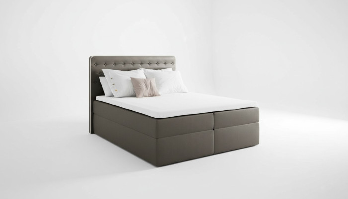 Bed met opbergruimte boxspring bed Eigentijds Dubbel Hotel 160cm Slaapkamer