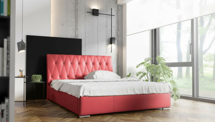 Tweepersoons bedbedframe bedframe bed bedframe bed bed polyester nieuw