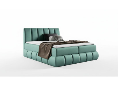 Bed met bedlade tweepersoonsbed Boxspringbed Tweepersoonsbed Gestoffeerd bed Hotel