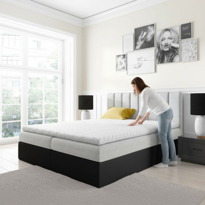 Boxspringbed Tweepersoonsbed Bed met opbergruimte Echtelijk bed Bedden 180cm Gestoffeerd bed