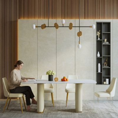Luxe tafel Metaal Eettafel Mega Design Tafels Metaal Eetkamer Meubels Eettafel
