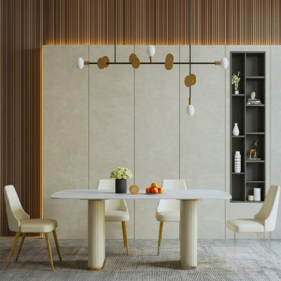 Luxe tafel Metaal Eettafel Mega Design Tafels Metaal Eetkamer Meubels Eettafel