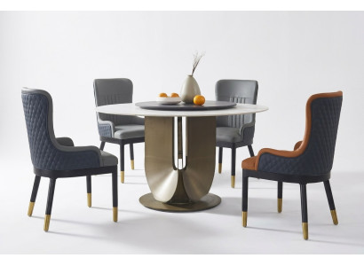 Ronde zuilentafels Ontwerp Tafel Rond Steen Meubels Eetkamer Eettafels Modern