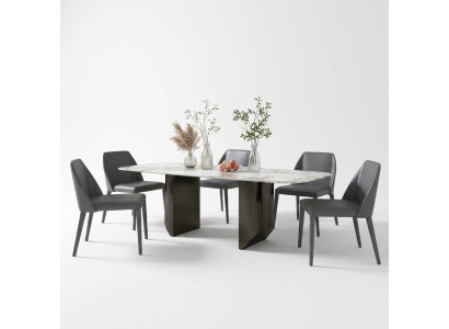 Luxe tafel van metaal eettafel Mega Design Metalen tafels Eetkamer meubels Eettafels