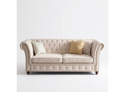 Chesterfield bankstel 321 woonkamer zitkamer bank design bankstellen leren bank