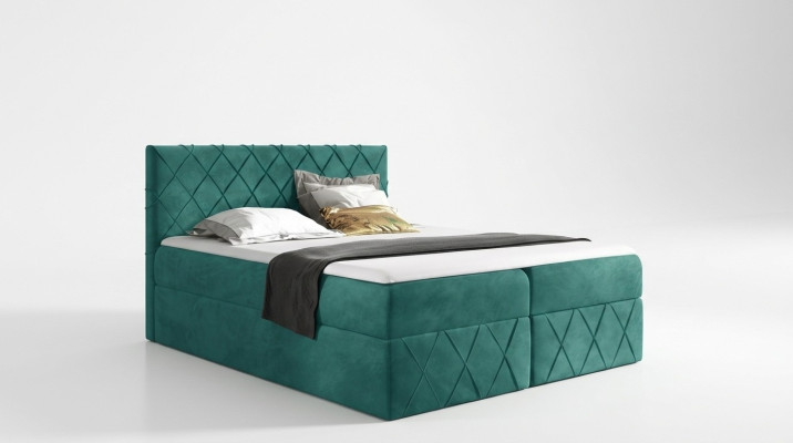 Luxe design gestoffeerd bed Bedden Designbed NIEUW 160x200cm Boxspring nieuw