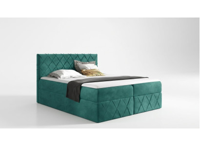 Luxe design gestoffeerd bed Bedden Designbed NIEUW 160x200cm Boxspring nieuw