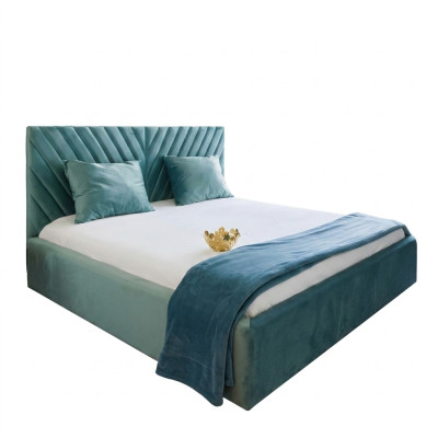 Dubbel ontwerp bed Moderne hotel textiel Luxe slaapkamer bedden Bedframe