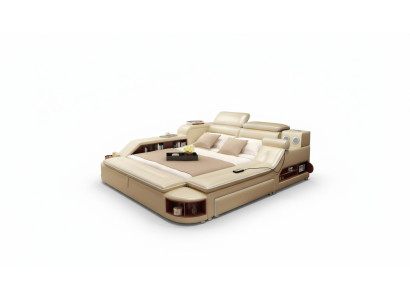 Bed Multifunction Safe Heating Lounge USB Sound Double Beds Function New