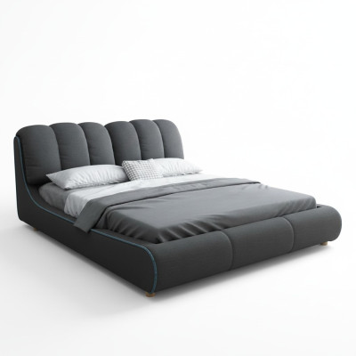 Ontwerp Hout Moderne Bed 180x200 Slaapkamer Huwelijk Luxe Hotel Bedden