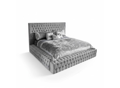 Tweepersoonsbedden Echtelijke Slaapkamer Lederen Hotel Nieuw Bedbekleding Ontwerp Luxe Metaal