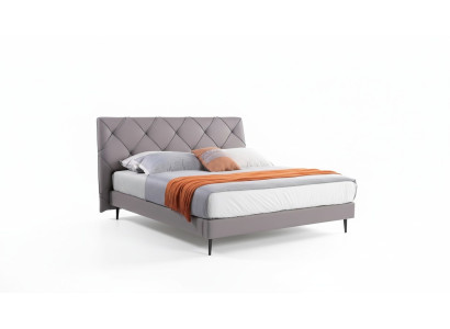 Bed 180x200cm Bedden Leder Moderne Slaapkamer Meubels Bekleding Ontwerp