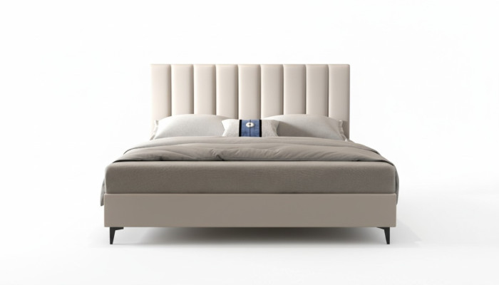 Ontwerp Houten Leren Bedden 180x200cm Meubels Slaapkamer Hotelbedden