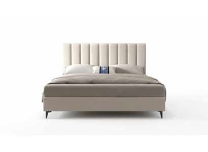 Ontwerp Houten Leren Bedden 180x200cm Meubels Slaapkamer Hotelbedden