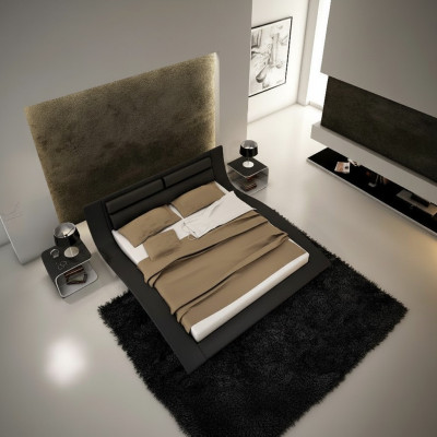 Ontwerp Gestoffeerd Hotelbed 180x200cm Bruiloft Hout Slaapkamermeubels