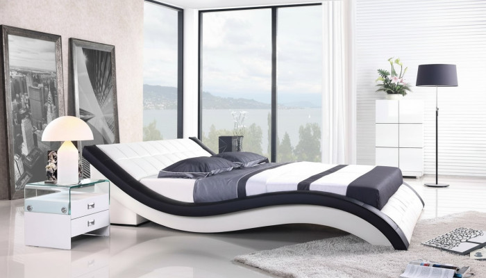 Tweepersoons hotelbedden slaapkamer textiel beddengoed ontwerp luxe.