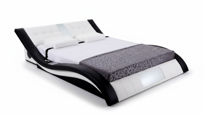Bed Design Bed Digital USB Luxury Bedroom Furniture Leather Double  Bedontwerp Bed Digitale USB Luxe Slaapkamermeubels Leer Dubbel