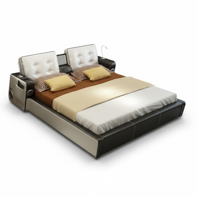 Bed Muzieksysteem USB Bedden Multifunctioneel Luxe Meubels Slaapkamer