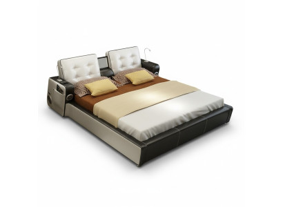 Bed Muzieksysteem USB Bedden Multifunctioneel Luxe Meubels Slaapkamer